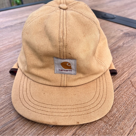 Carhartt WIP Other - Vintage Carhartt Thermal Hat Made USA Ear Flap Canvas